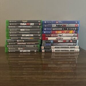 INDIVIDUALLY SOLD PLAYSTATION AND XBOX GAMES